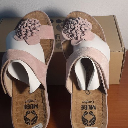 Mubb Comfort leather suede sandals size 40 new