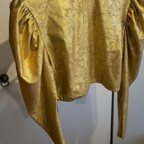Zara crop size M like new, gold