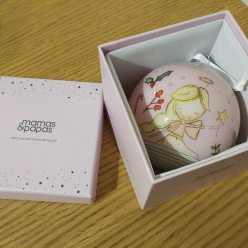 Mamas and Papas My 1st Christmas 2017 Christmas Bauble new handmade