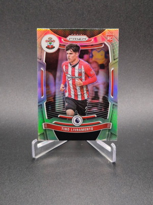 2021-22 Panini Prizm Premier League Silver Tino Livramento #120 Rookie Card used
