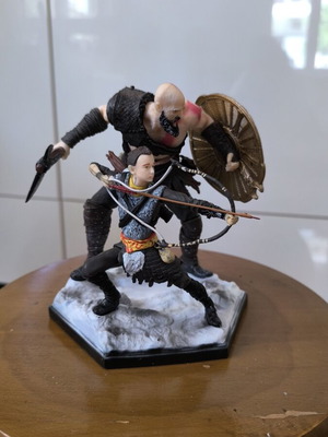 God of War φιγούρα Kratos και Atreus καινούργια, PVC 20εκ