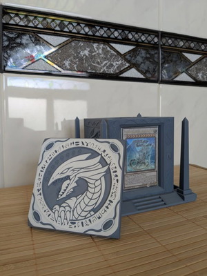 Yu-Gi-Oh! 3D Printed Blue - Eyes White Dragon Display Deckbox
