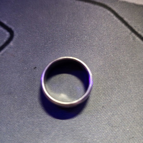 Gothic ring silver colour skeleton design like new