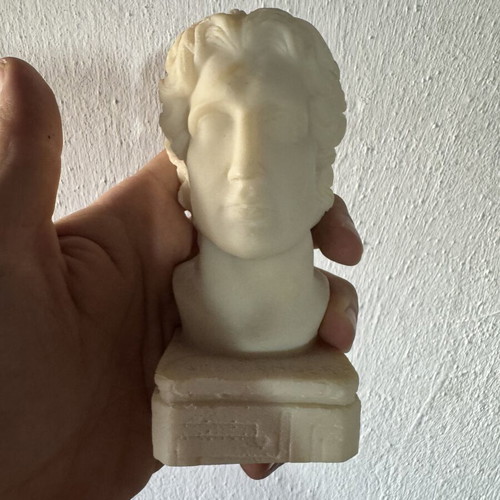 Decorative bust sculpture of Alexander the Great, hand made
