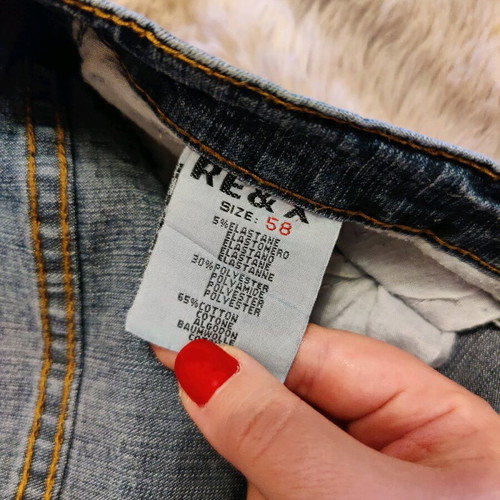 Jeans No.58 long blue men's RE&X like new
