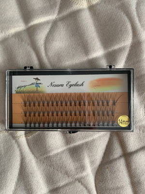 Eyelash clusters new, 60 pieces 14 mm