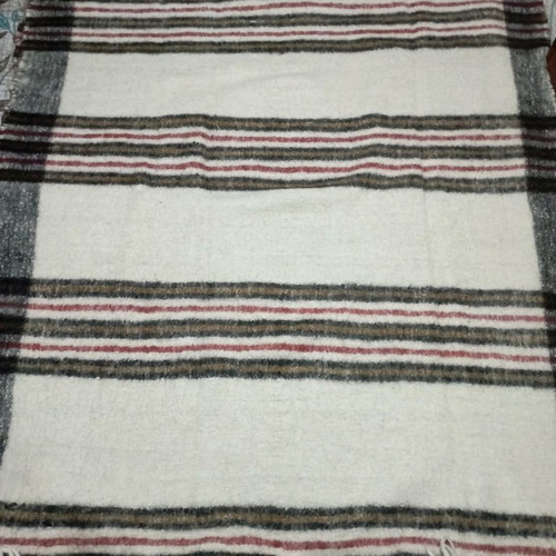 Wool rugs handmade loom embroidery new, set of 2 pieces