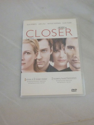 Closer DVD used with Greek subtitles
