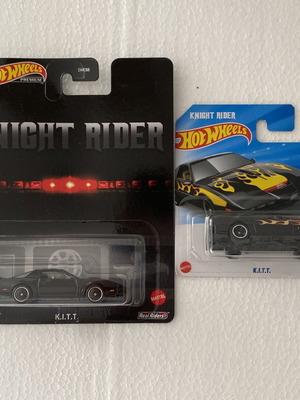 K.I.T.T. Knight Rider Hot Wheels Premium και Screen Time Pontiac Trans AM καινούργια
