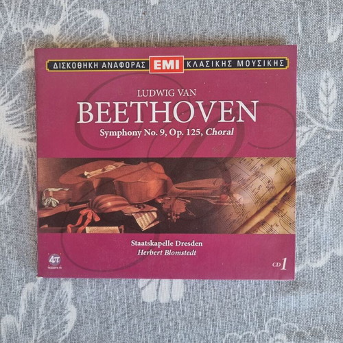 Beethoven Symphony No. 9 Choral CD like new, classic music