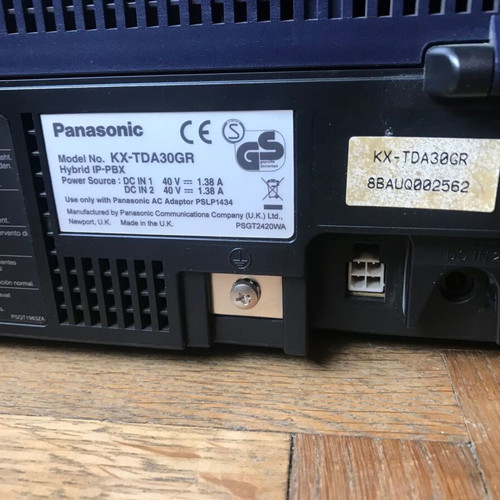 Τηλεφωνικό σύστημα Panasonic KX-TDA30 Hybrid IP-PBX σαν καινούργιο, χωρίς τροφοδοτικό