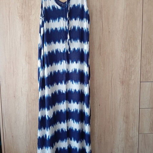 F&F summer dress new, white and blue