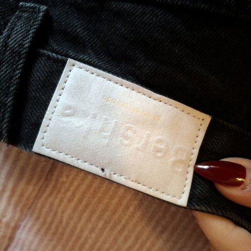 Wide leg jean Bershka black like new, size M/38/10