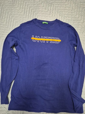 Μπλούζα Benetton για αγόρι 9-10 ετών σαν καινούργια, μπλε, μέγεθος 140 cm