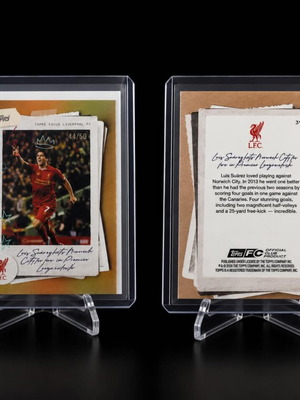 Luis Suarez Moments In Time GoldTopps Focus Liverpool FC 2025/26 Αριθμημένη 44/50
