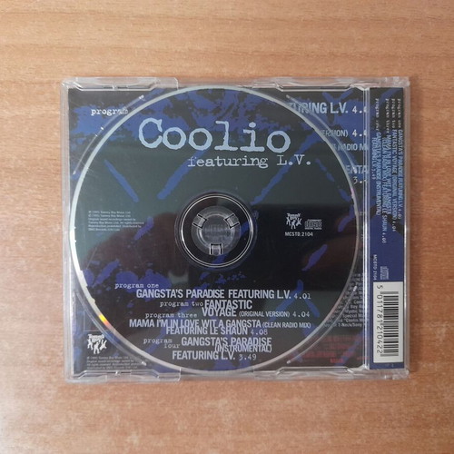 Coolio Gangsta's Paradise CD single, hip-hop