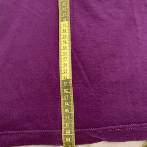 Cotton T-shirt XL used, purple with cosmos astronaut print