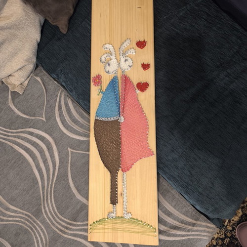 String Art Handmade, Height 80cm, Length 20cm, Thickness 1.5cm