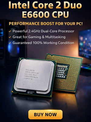 Intel Core 2 Duo E6600 2.4GHz like new