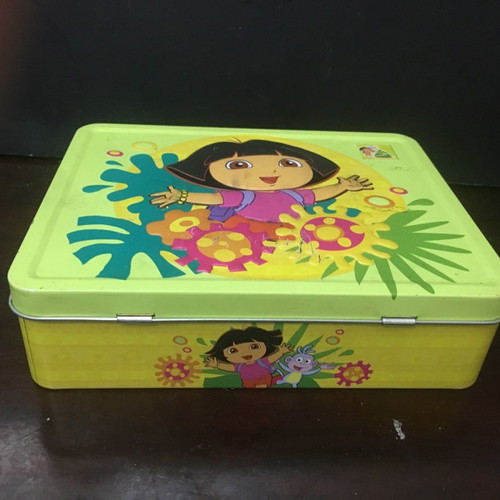 BBB Bonbon Buddies metal lunch box used for daycare
