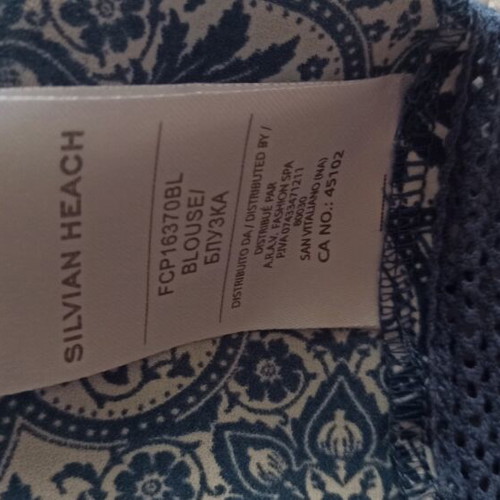 Silvian Heach summer blouse like new, blue, size M