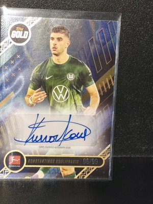Koulierakis αυτόγραφο κάρτα Topps Gold Bundesliga 96/99