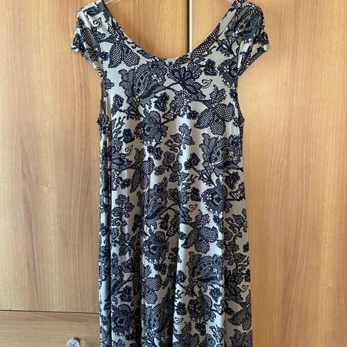 Rouge Paris A-line dress new, black and beige with lace