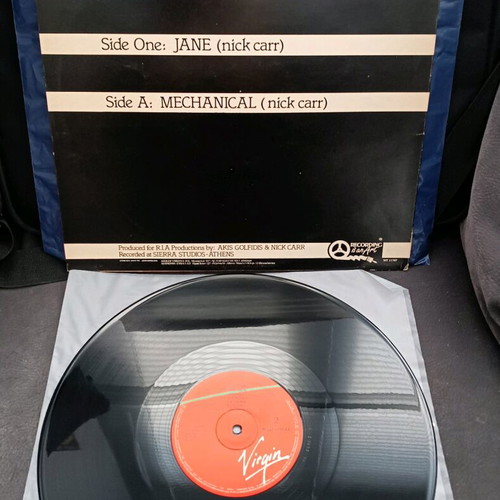 12" Nick Carr Jane maxi single new, pop