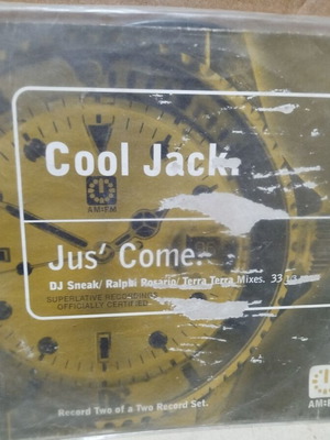 Cool Jack Jus' Come vinyl record used, electronic