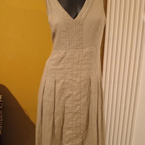 Noa Noa midi dress linen and viscose, size M, new