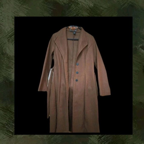 Brown coat new, size S