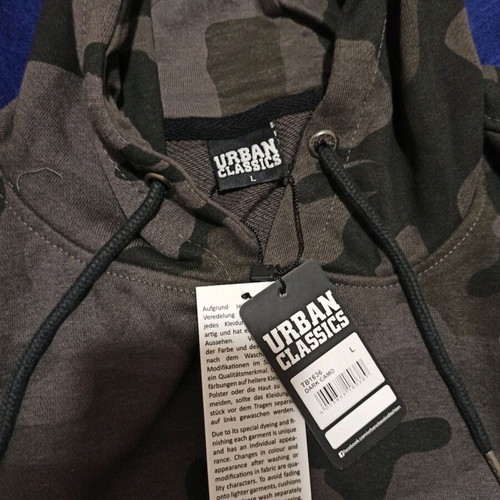 Urban Classics hoodie new army print with hood