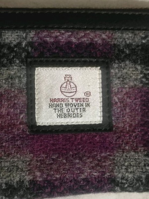 Σκωτσέζικο Χειροποίητο πορτοφόλι  Harris Tweed!