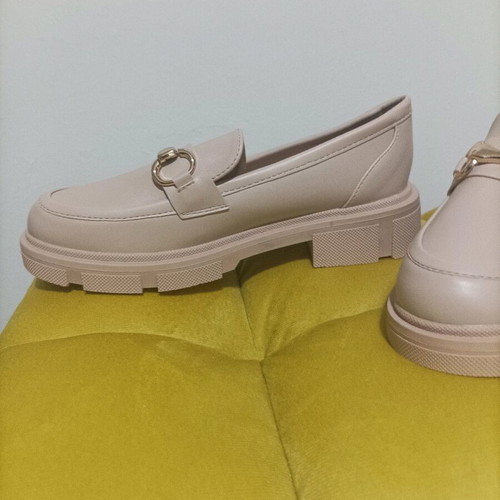 Beige moccasins new size 37