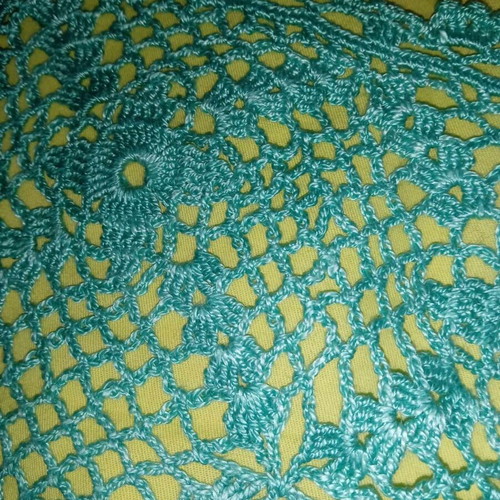 Crocheted handmade set of 3 new in soft green