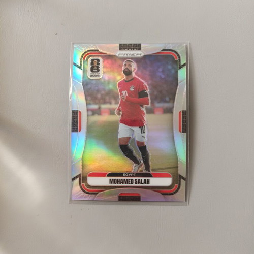 Mohamed Salah Prizm Silver Cards and Topps Finest combo new