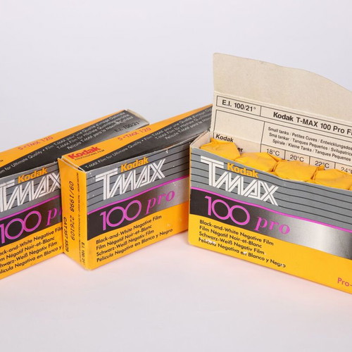 Kodak T-MAX 100 Pro 120mm film, pack of 5