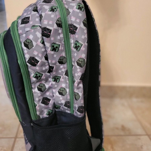Minecraft school backpack and pencil case like new