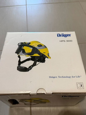 Drager HPS 3500 Safety Helmet with Protective Goggles