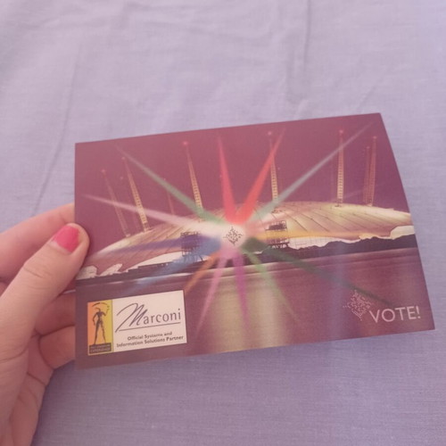 Millennium Dome London 2000 Lenticular Postcard with Motion Effect