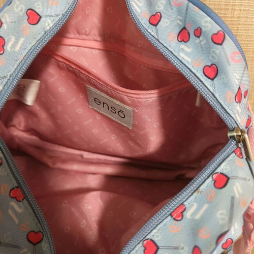 Enso children's bag like new, pink colorful crossbody