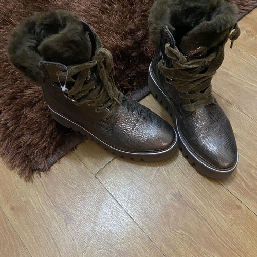 Alpe boots used, gold color, size 38