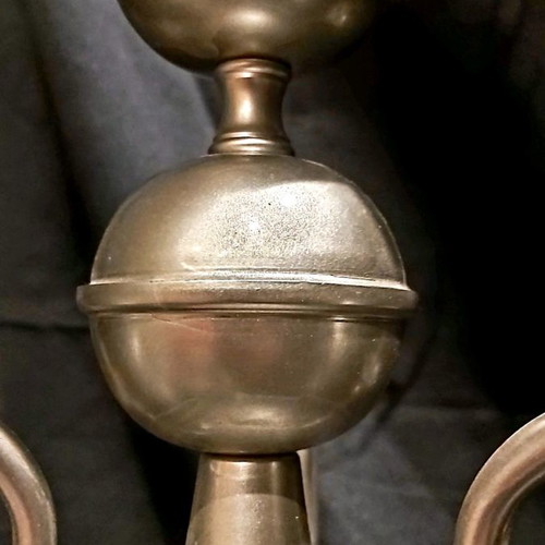Ceiling light 3-light new, matte silver metal