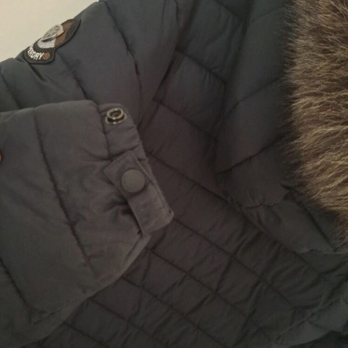 Superdry women's parka jacket No L like new, blue