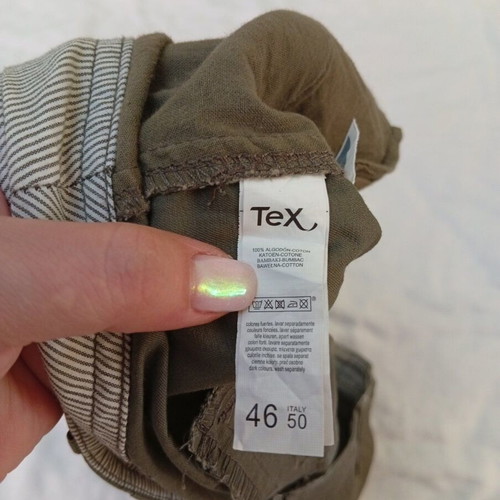 Women's skirt like new, summer style, khaki, size 46
