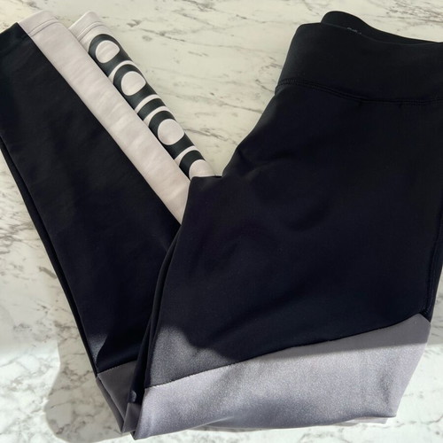 Adidas leggings used, black and gray