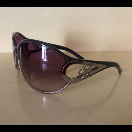 Blumarine mask sunglasses dark lilac color, like new