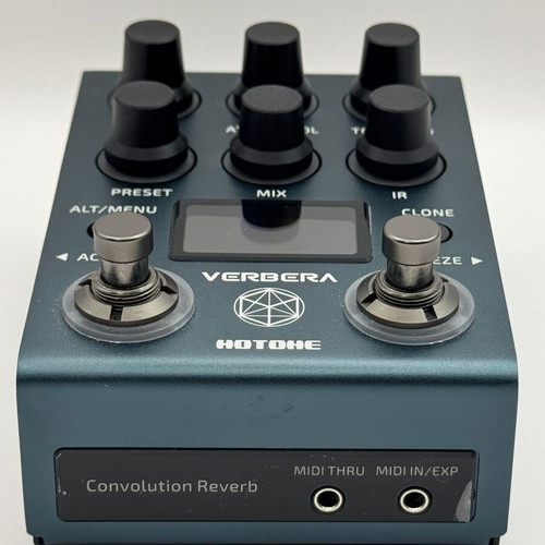 Hotone Verbera digital reverb pedal like new, dual engine IR and XR