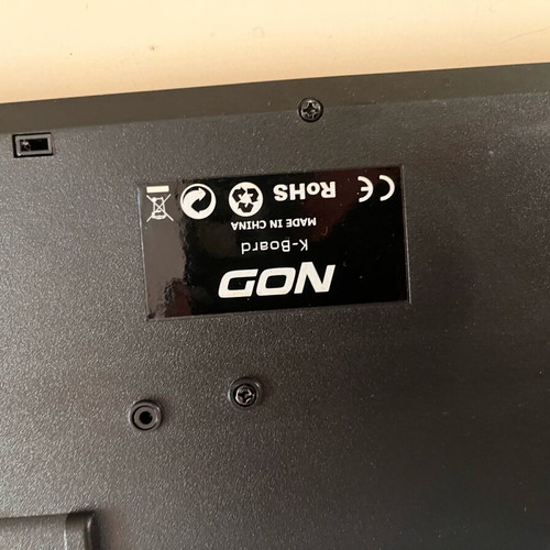 Keyboard used with one missing key