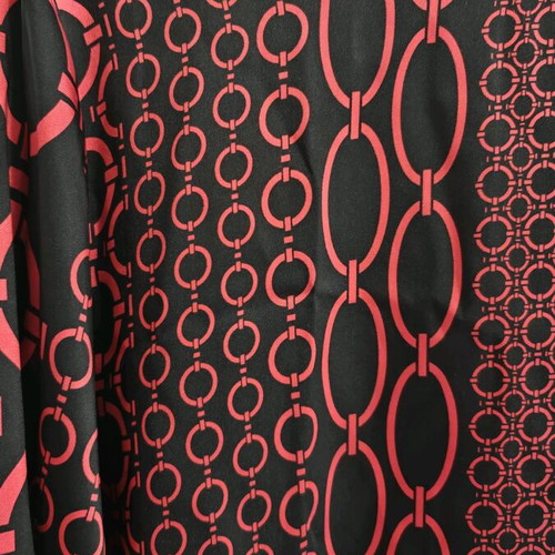Blouse with patterns like new No 52, black and red